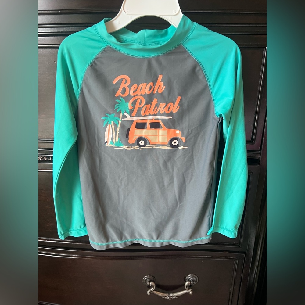 Carters Toddlers Beach Patrol Long Sleeve Swim Shirt